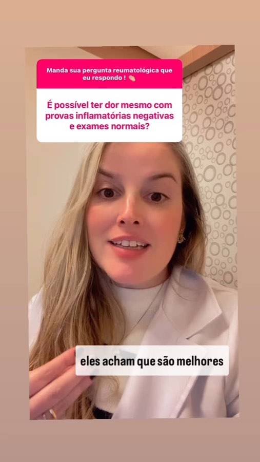 MUITA DOR MAS EXAMES NORMAIS , posso ter doença inflamatória ? PODE !!!  O principal é o que você sente !  Paciente precisa ser ouvido, tocado, examinado !  Se 